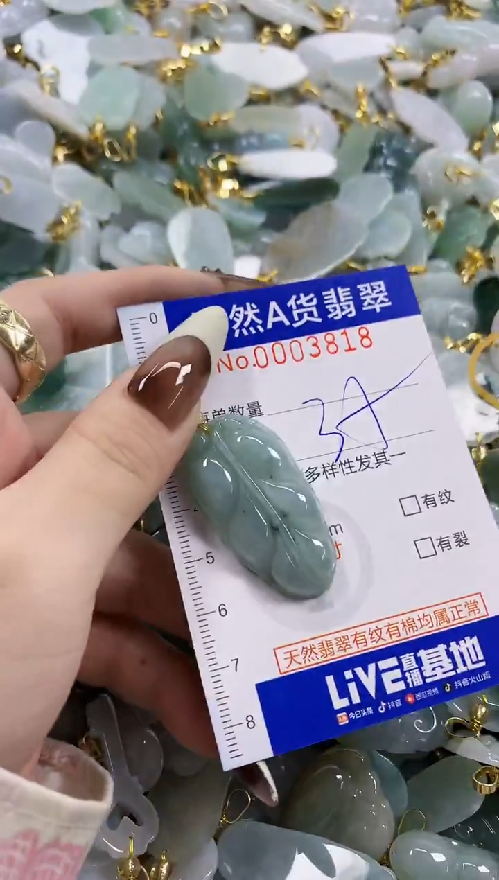 颈饰未镶嵌翡翠天然A货翡翠