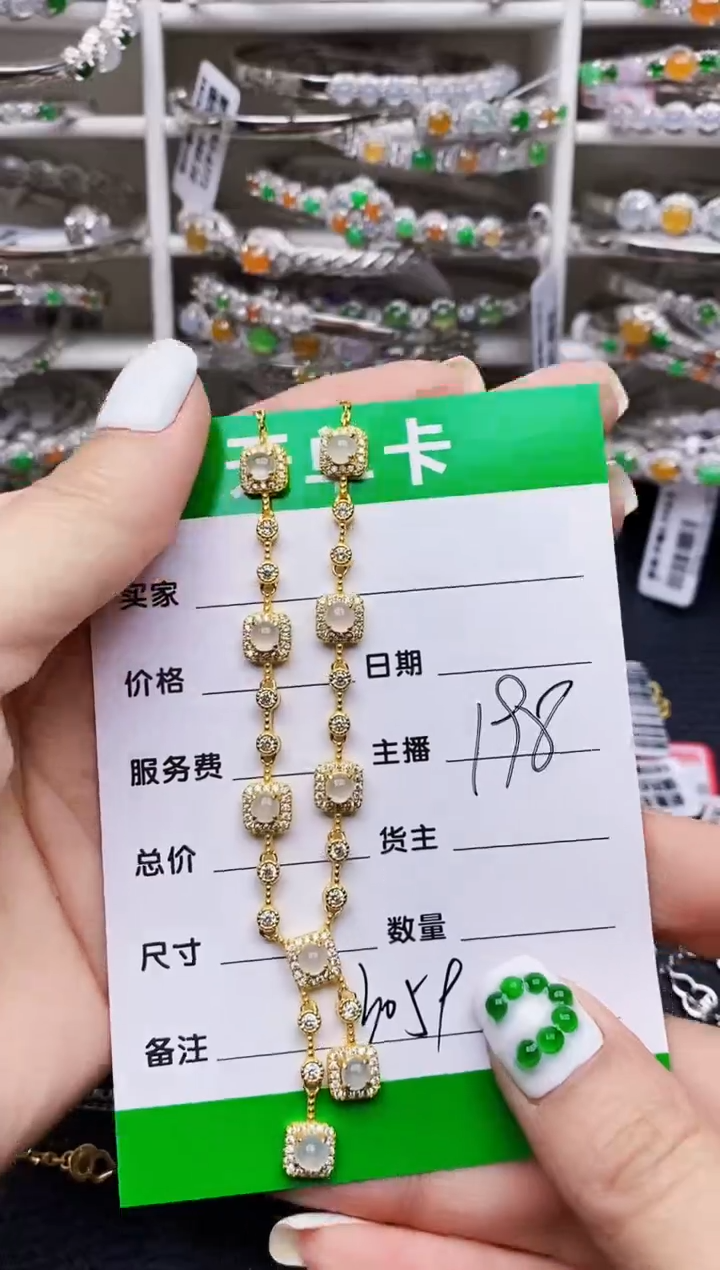 翡翠戒指银S925镶嵌3059