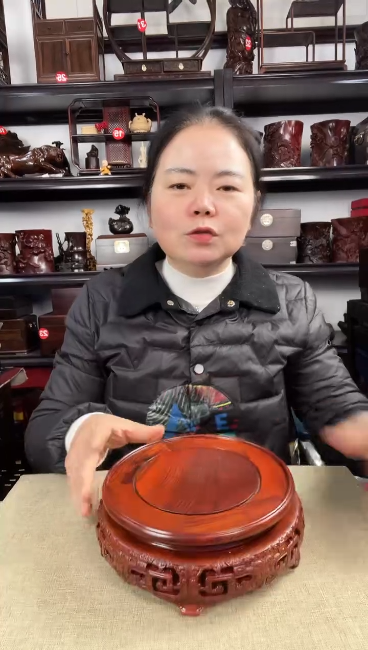 木16黄圆老李红木工艺品