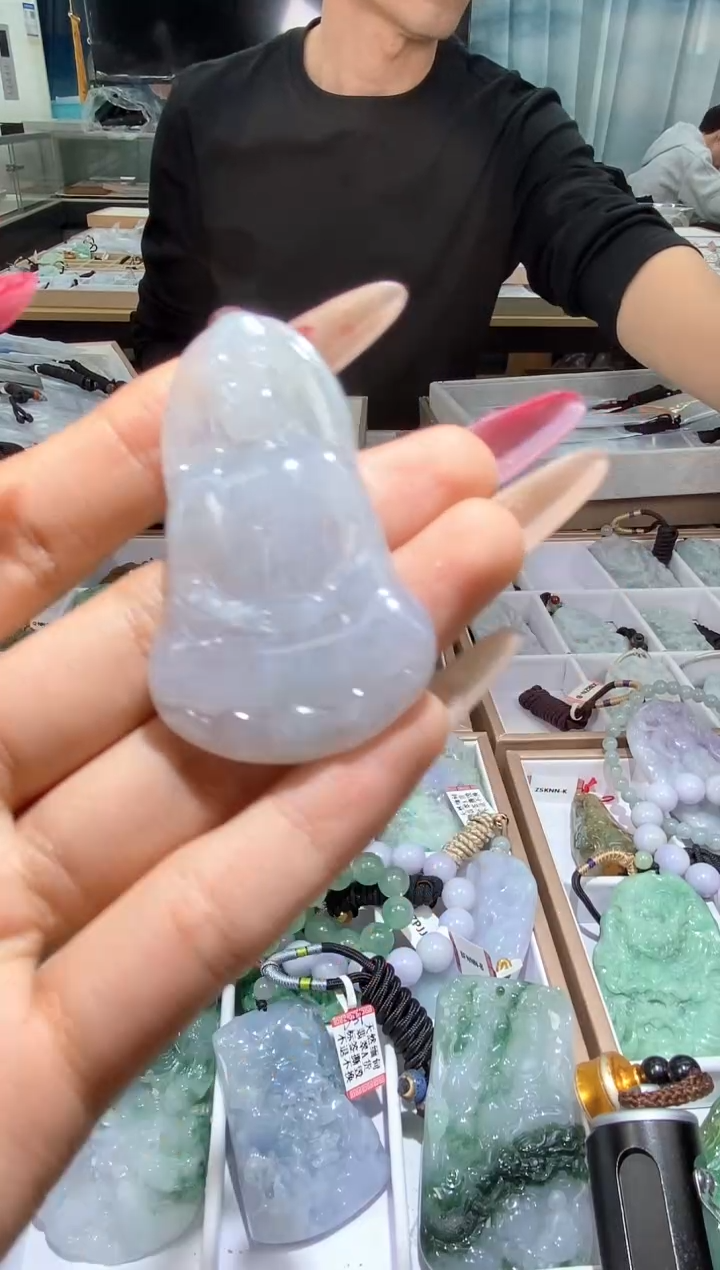【闪购商品】翡翠颈饰未镶嵌天然缅甸翡翠A货未镶嵌