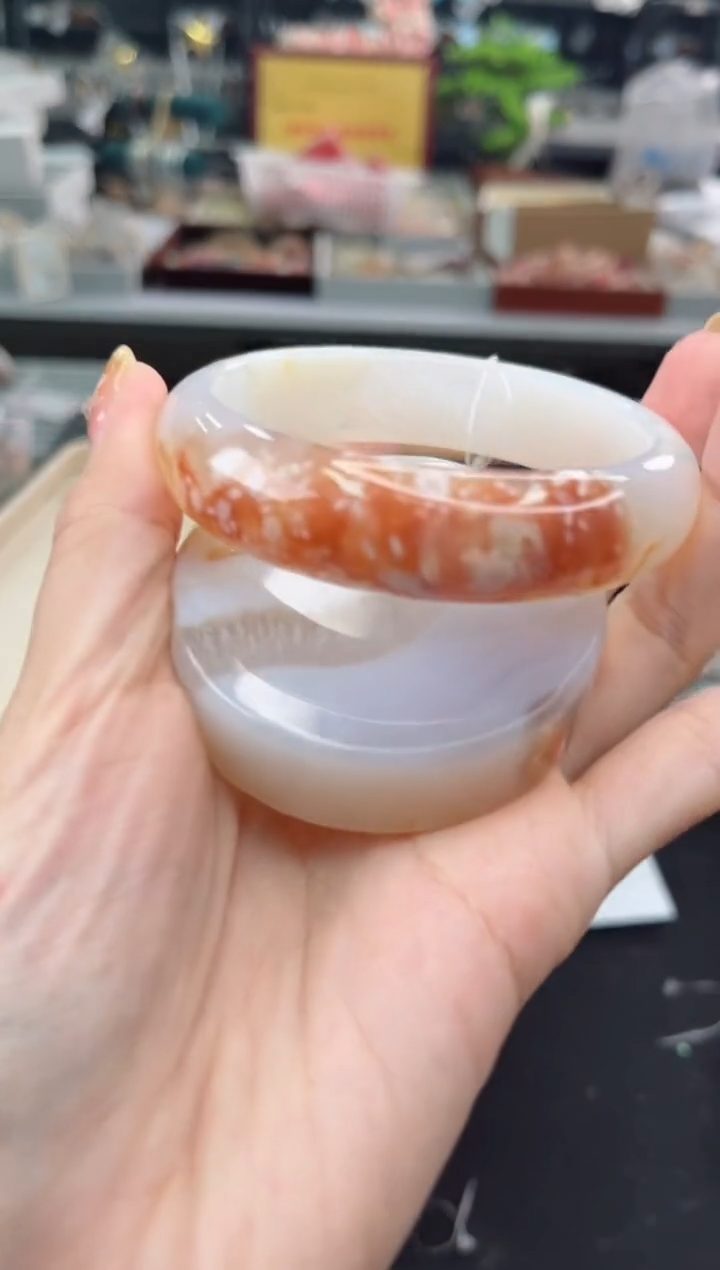 【闪购商品】石英质玉手镯未镶嵌59圈口（赠品镯心）3931254