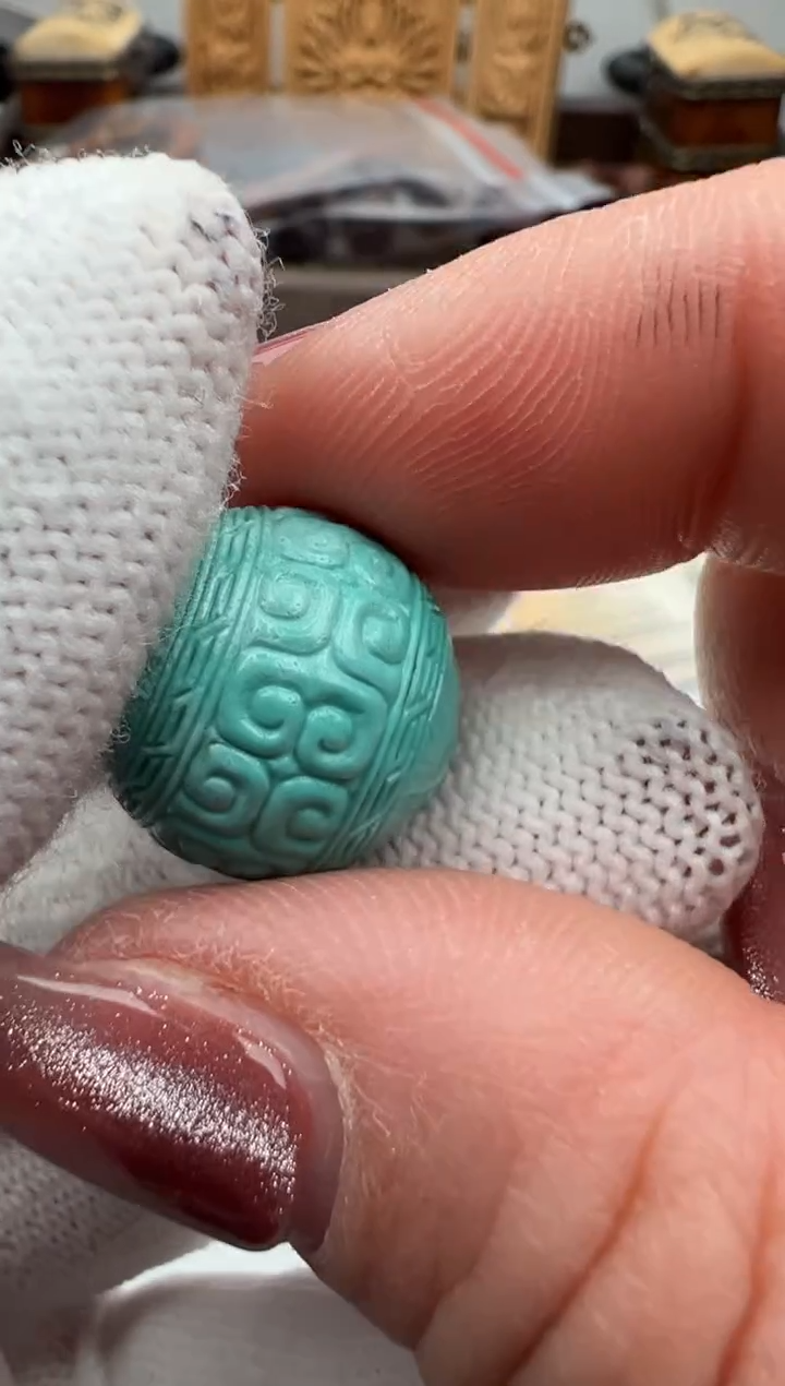 【闪购商品】绿松石珠子未镶嵌绿松石珠子