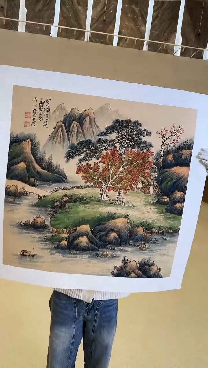 国画14送书众合郝凤先老师作品