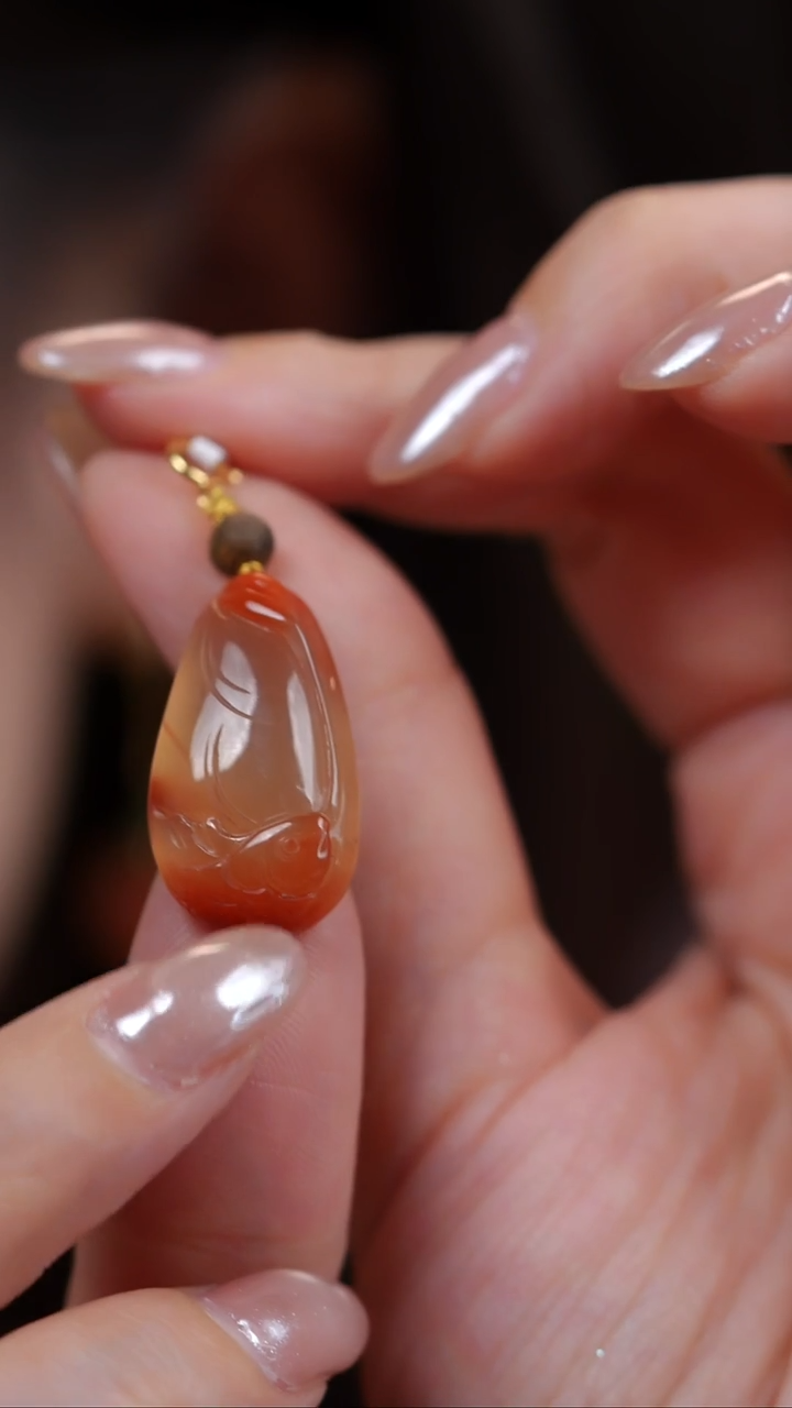 颈饰未镶嵌南红玛瑙56