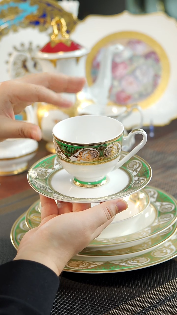 【闪购商品】瓷片200cc咖啡杯碟 福利价