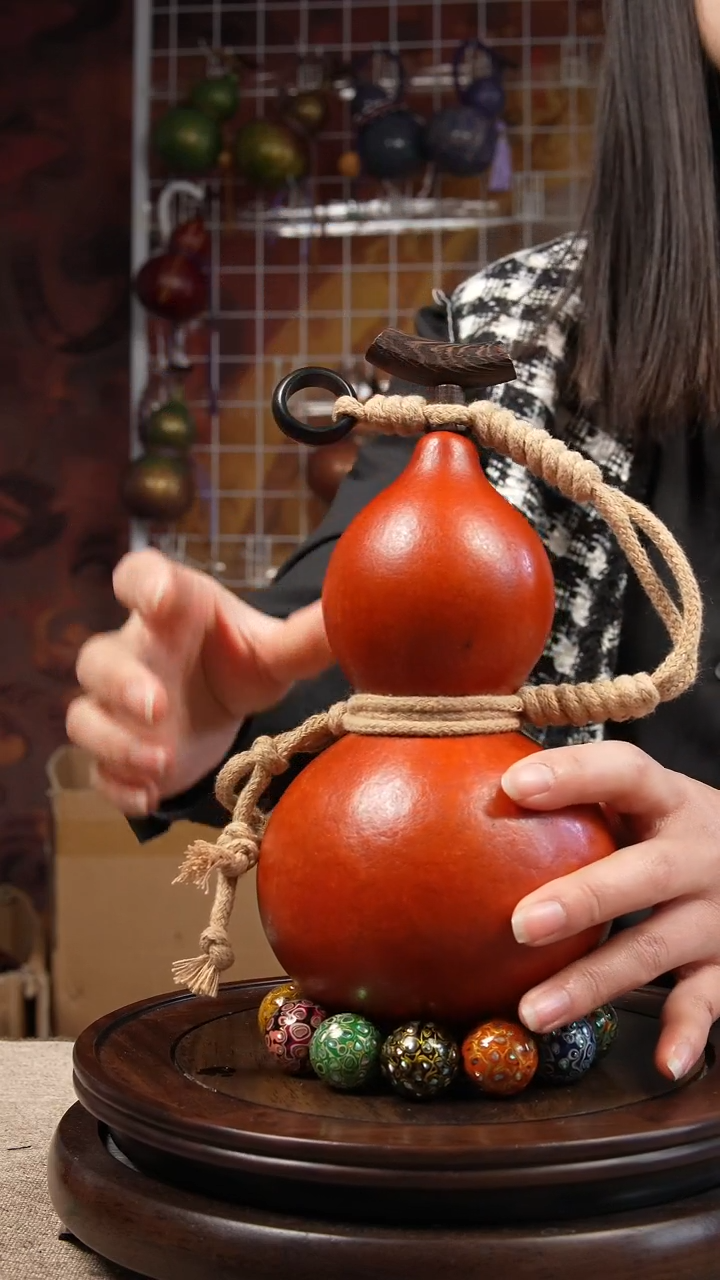 【闪购商品】267号  大漆酒葫芦一物一图