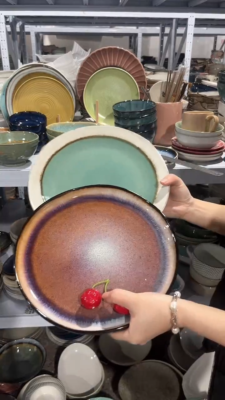 【闪购商品】瓷片外贸尾货瑕疵满20包邮X2 小盘组合