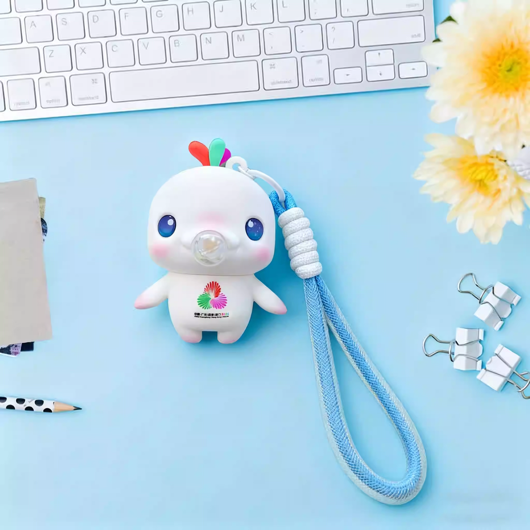 十五运会解压吹泡泡挂件-喜洋洋（10cm）