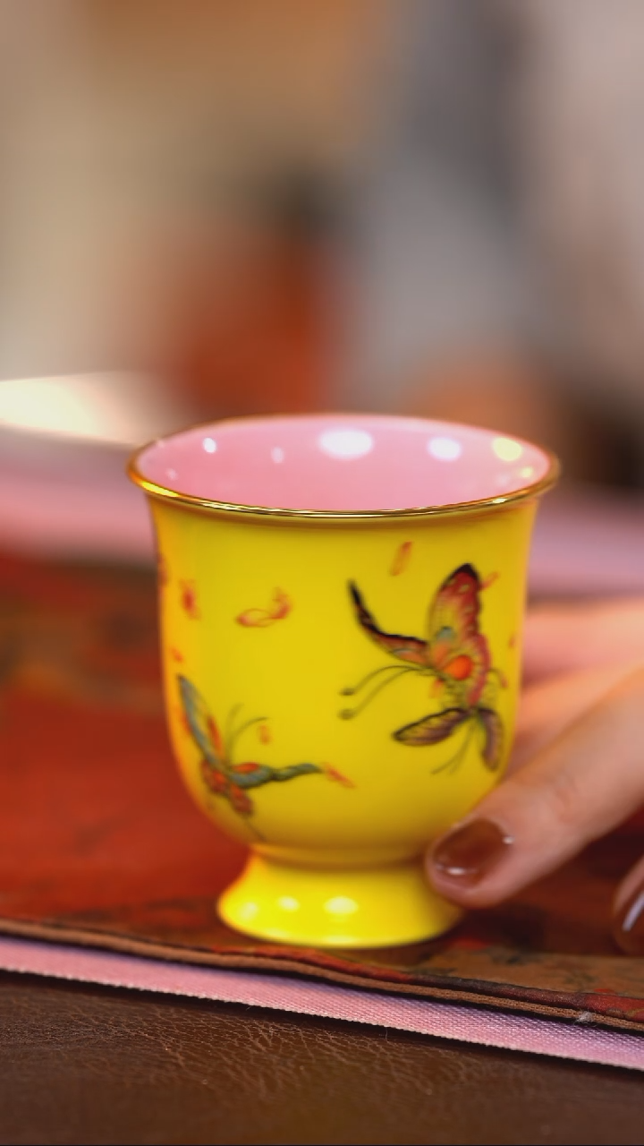 茶杯紫砂【宜景窑系列】杯子