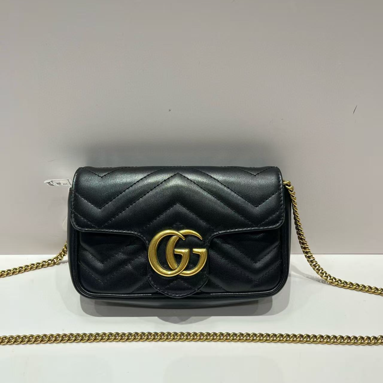 95新 GUCCI/古驰 Gucci古驰 马蒙marmont迷你黑金
