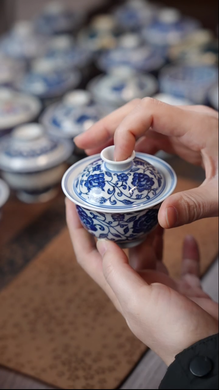 110牡丹盖碗1111111