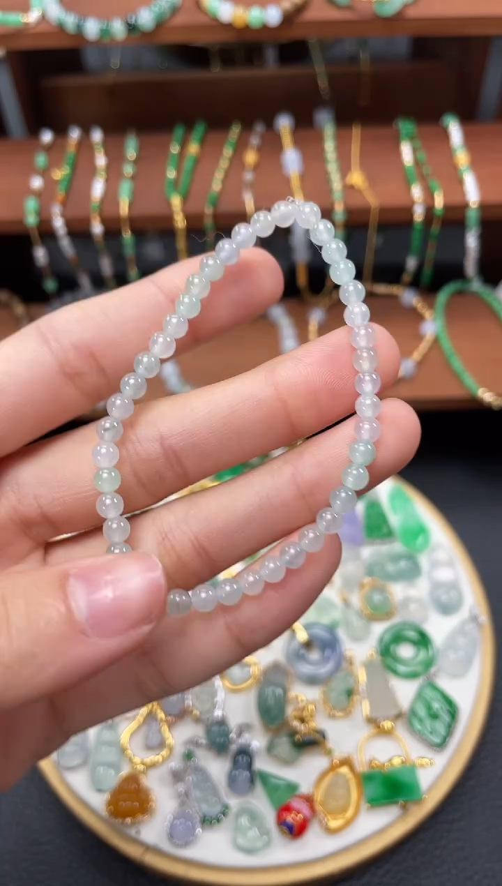 【闪购商品】翡翠套链未镶嵌一个   JK108