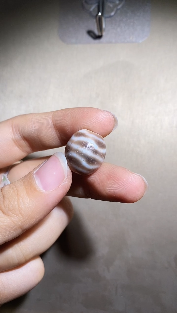 【闪购商品】玛瑙/玉髓颈饰未镶嵌X09796水纹单珠