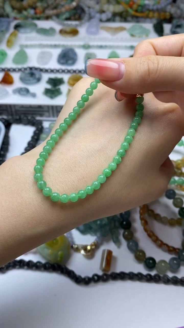 未镶嵌定制翡翠毛货定制不退不换