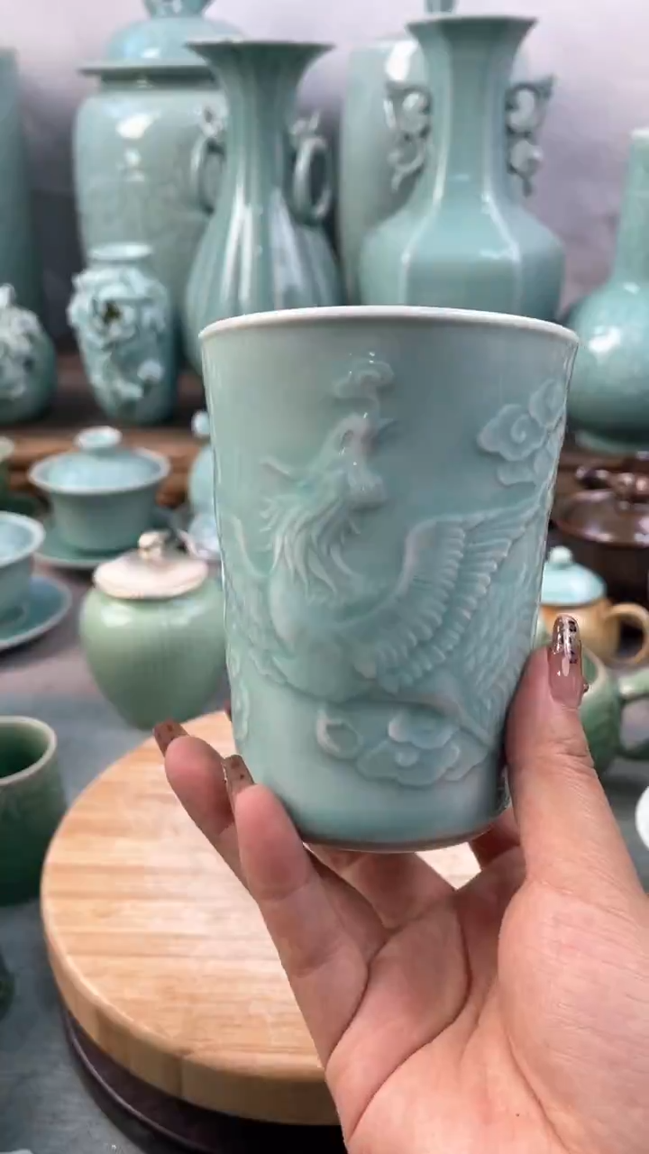 【闪购商品】特价 微瑕 慧仙青瓷