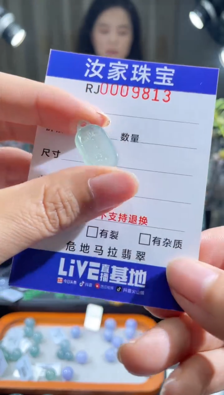 未镶嵌挂件翡翠悦*9813（平安）