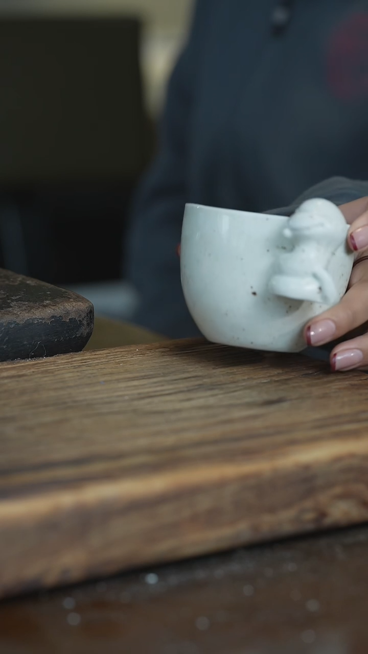 【闪购商品】浪鬼家釉绘柴烧杯