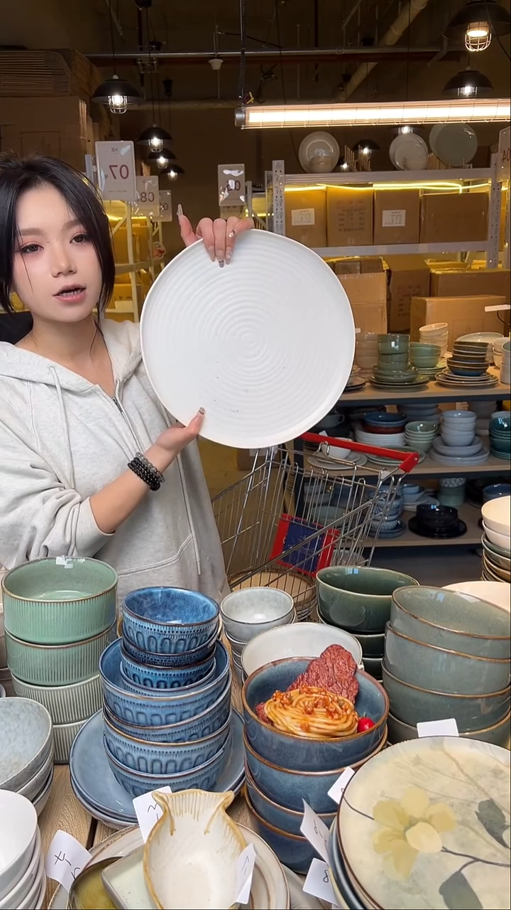 瓷119外贸尾货窑变釉下彩默认微瑕