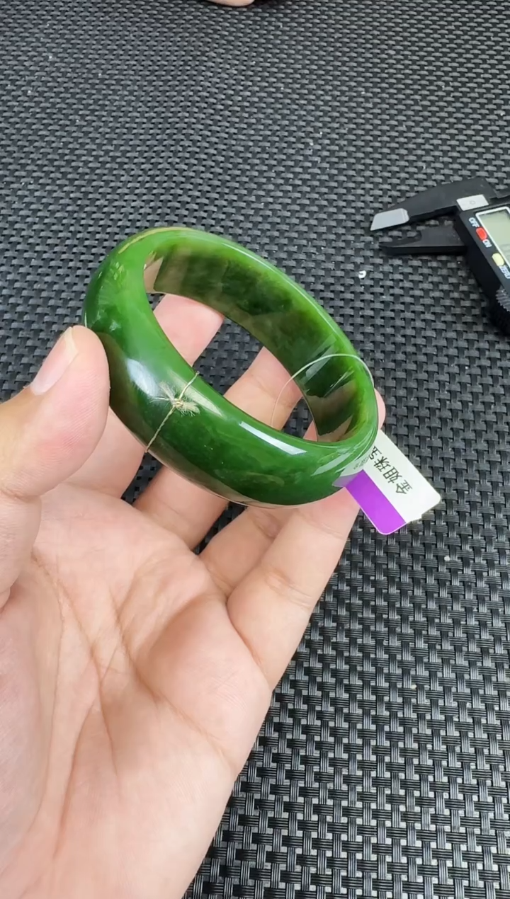 【闪购商品】和田玉（碧玉）手镯未镶嵌约60.3MM