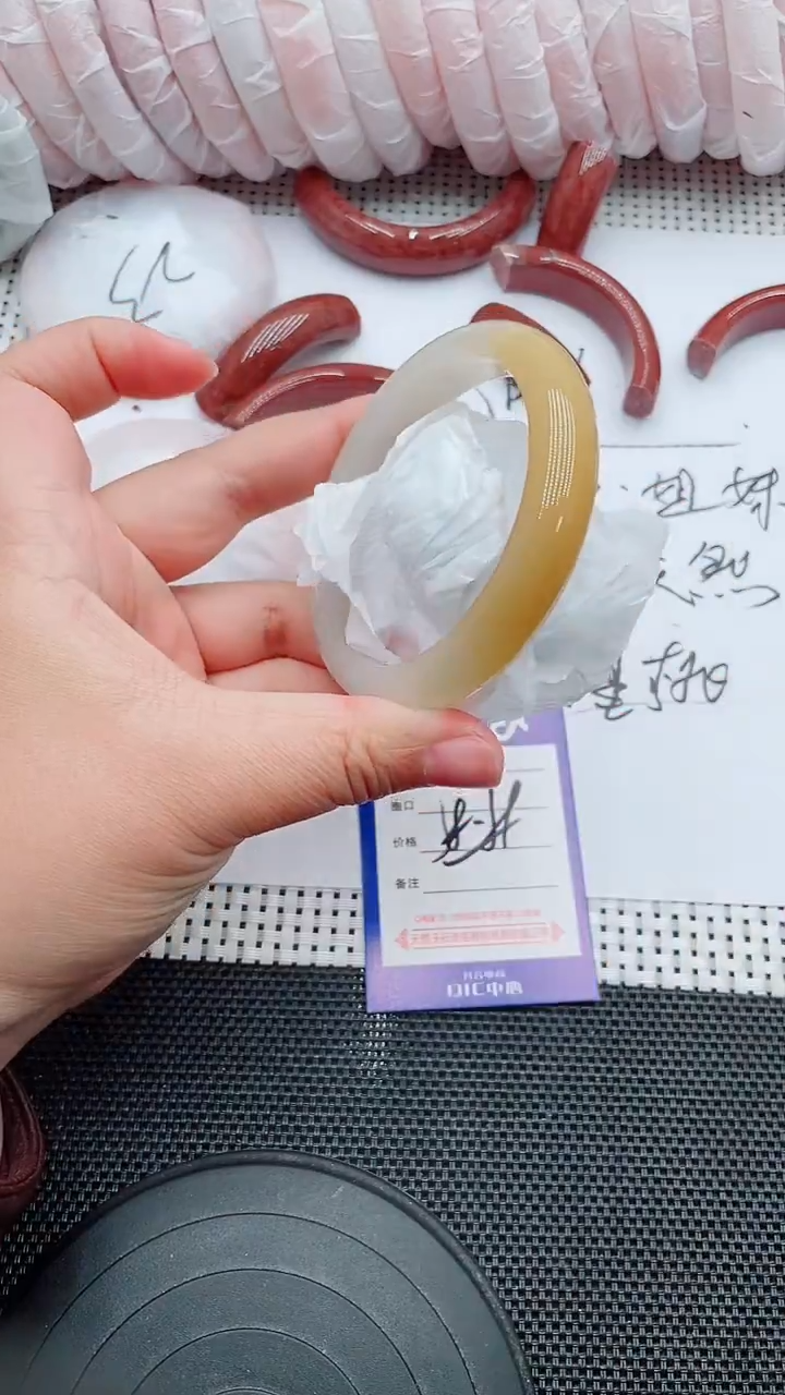 未镶嵌手镯石英质玉177-58-59