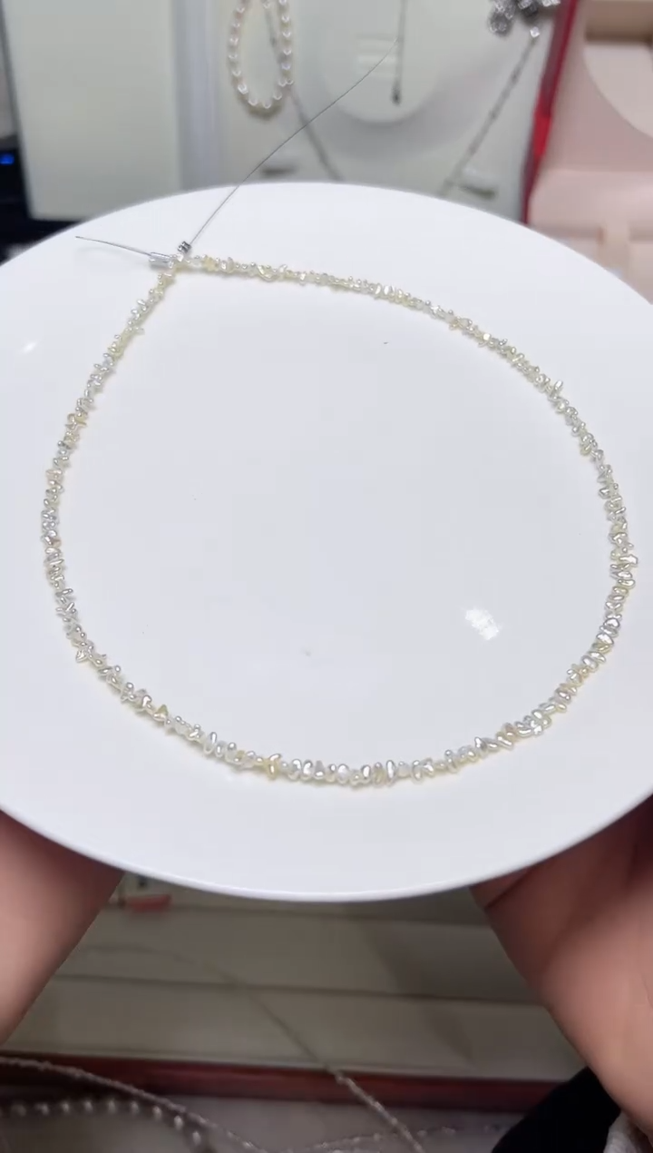 【闪购商品】海水珍珠项链18K金镶嵌785