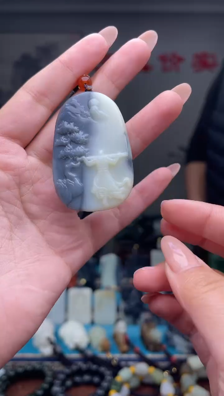 未镶嵌和田玉挂件1