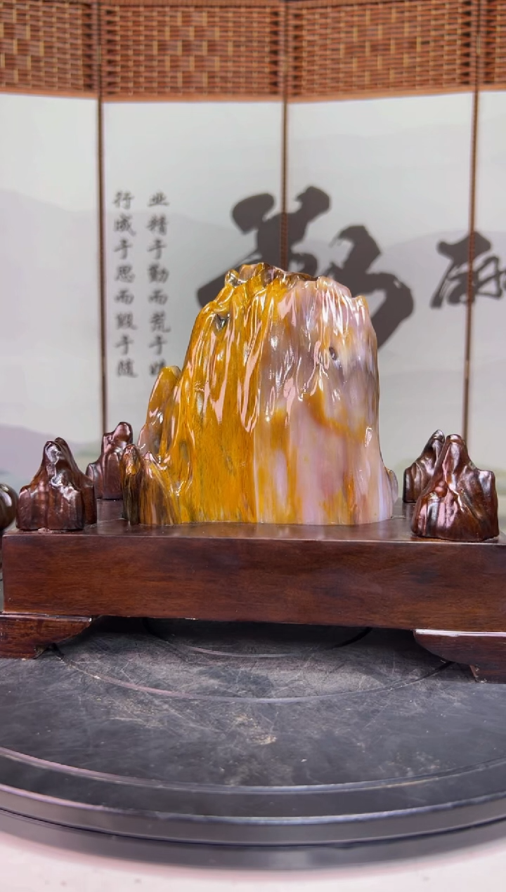 未镶嵌珠宝奇石硅化玉1