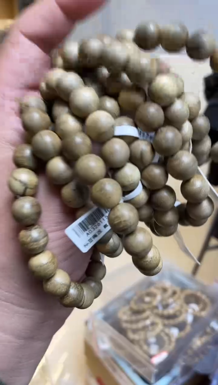 【闪购商品】沉香手串达拉干圆珠单圈蚁漏1.1多样性发其一