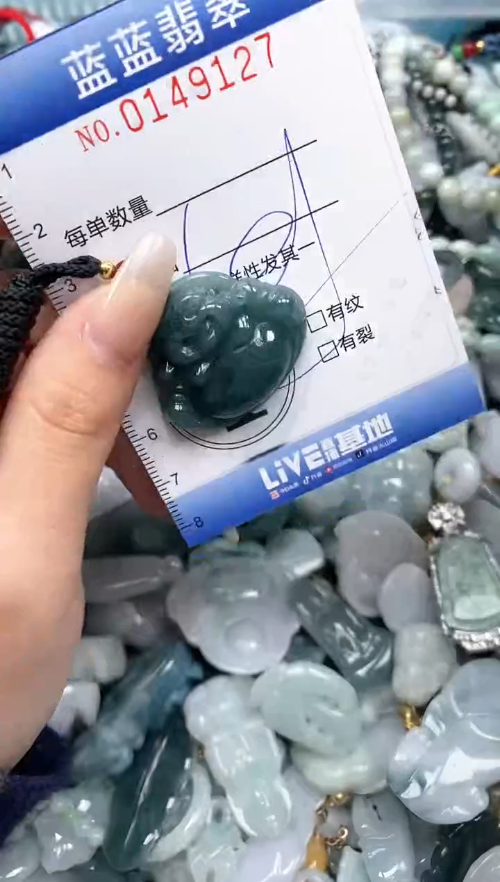 【闪购商品】翡翠颈饰未镶嵌闪购0149127多样性发其一