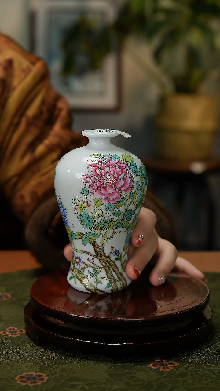 【闪购商品】186国企好瓷推荐官花卉赏瓶