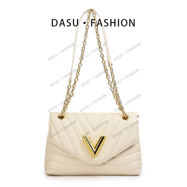 【苏总专属】SKL-Z8227-米白女士时尚潮流气质小众腋下包斜挎包