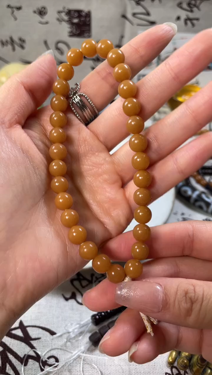 手串菩提根/象牙果沐**千手串 风化果