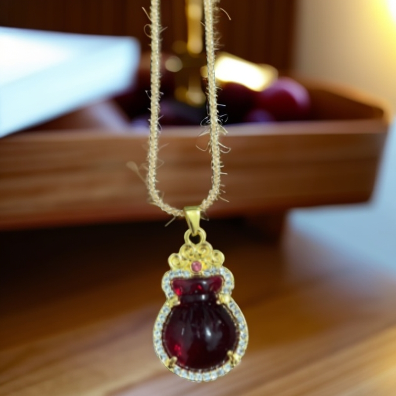 [时尚百搭轻奢设计]红福蛋面CT37