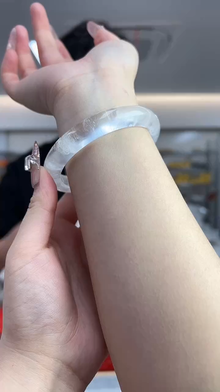 【闪购商品】水晶手镯未镶嵌白阿塞