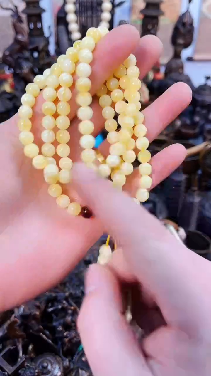 【闪购商品】蜜蜡手链未镶嵌独具匠心 巧夺天工