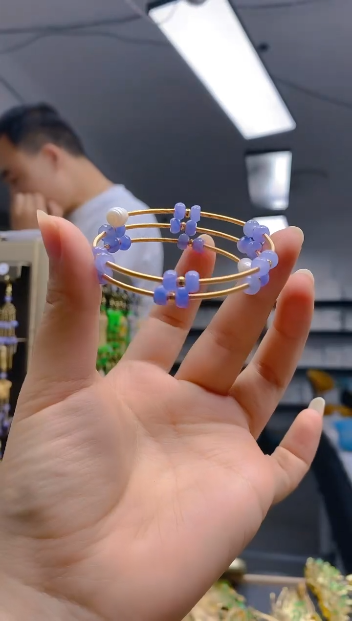 翡翠合金耳饰0198翡翠手镯