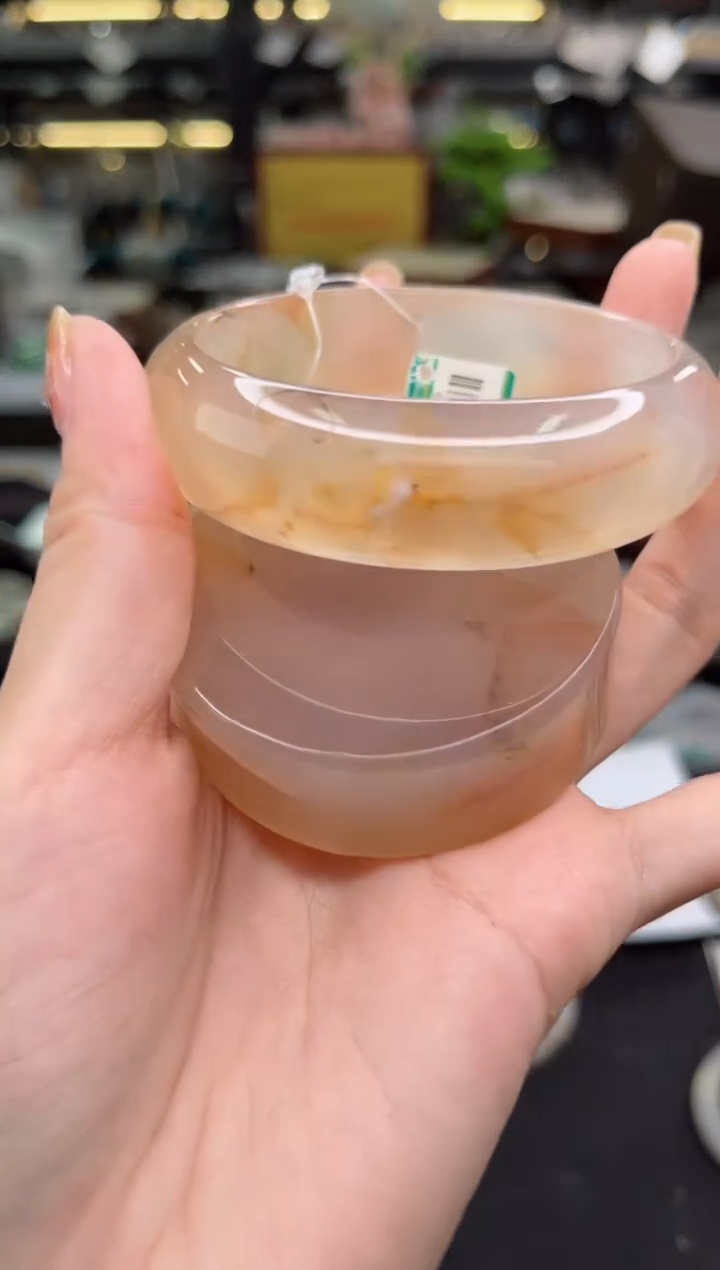 【闪购商品】石英质玉手镯未镶嵌58圈口（赠品镯心）3153407