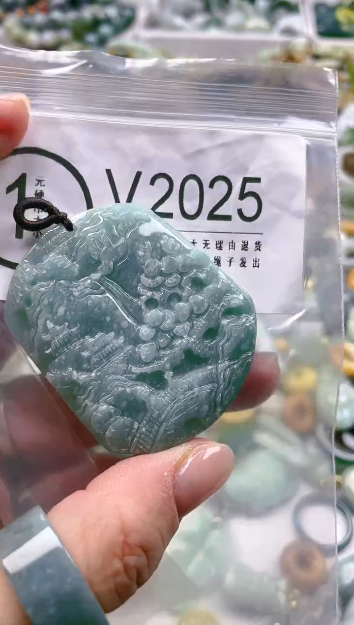 【闪购商品】翡翠颈饰未镶嵌/V/翡翠A货一图一物