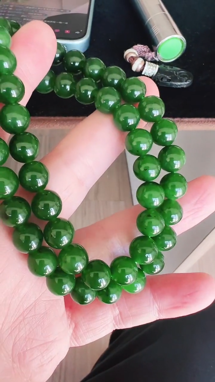 项链未镶嵌和田玉（碧玉）10