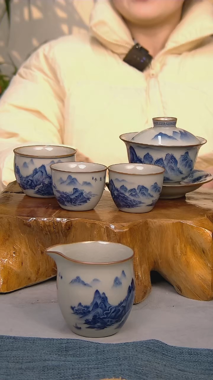 【闪购商品】简装家用款5件套 陶瓷家用茶具系列