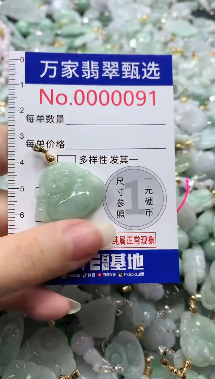 吊坠(不含链)未镶嵌翡翠0091