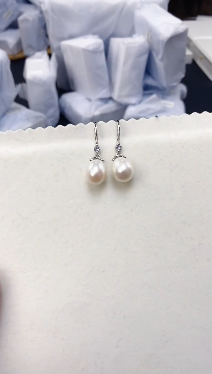 未镶嵌耳饰淡水珍珠ED1048