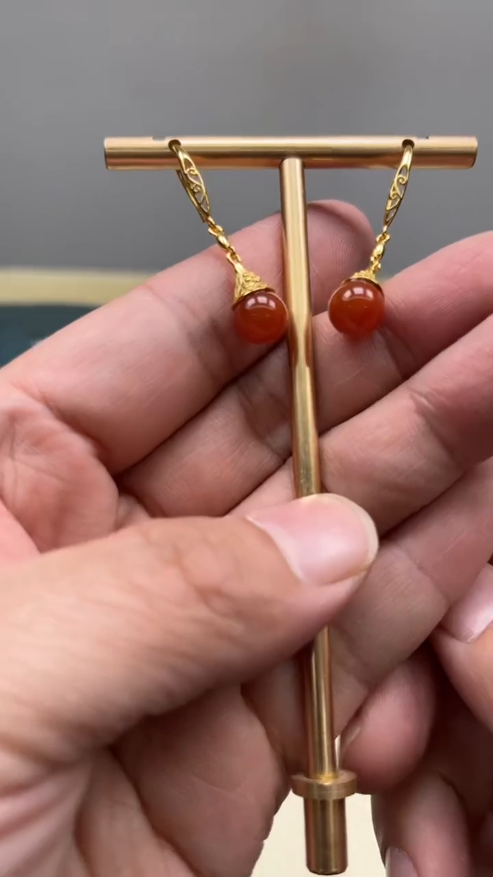 【闪购商品】南红玛瑙手串银S925镶嵌保山手串