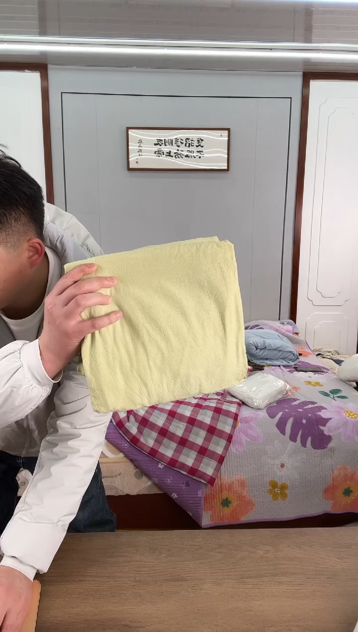 棉吴*儿水洗全棉绿色床笠150*200cm