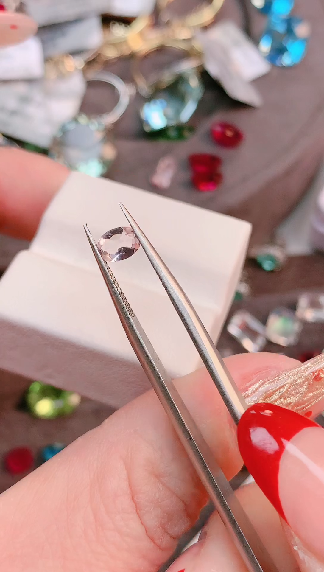 绿柱石（摩根石）裸石天然0.3ct