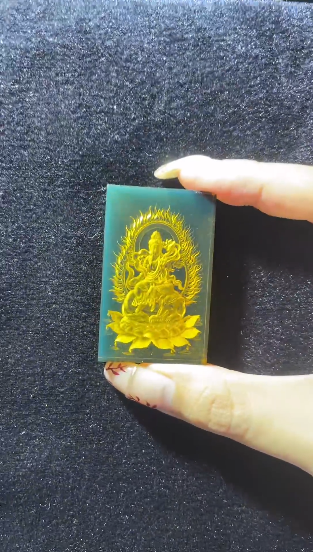 【闪购商品】蓝珀珠宝奇石未镶嵌普贤
