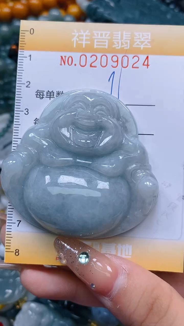 翡翠未镶嵌颈饰闪购0209024