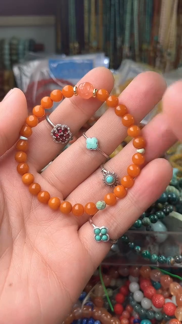 【闪购商品】琥珀裸石未镶嵌（一物一件）5307