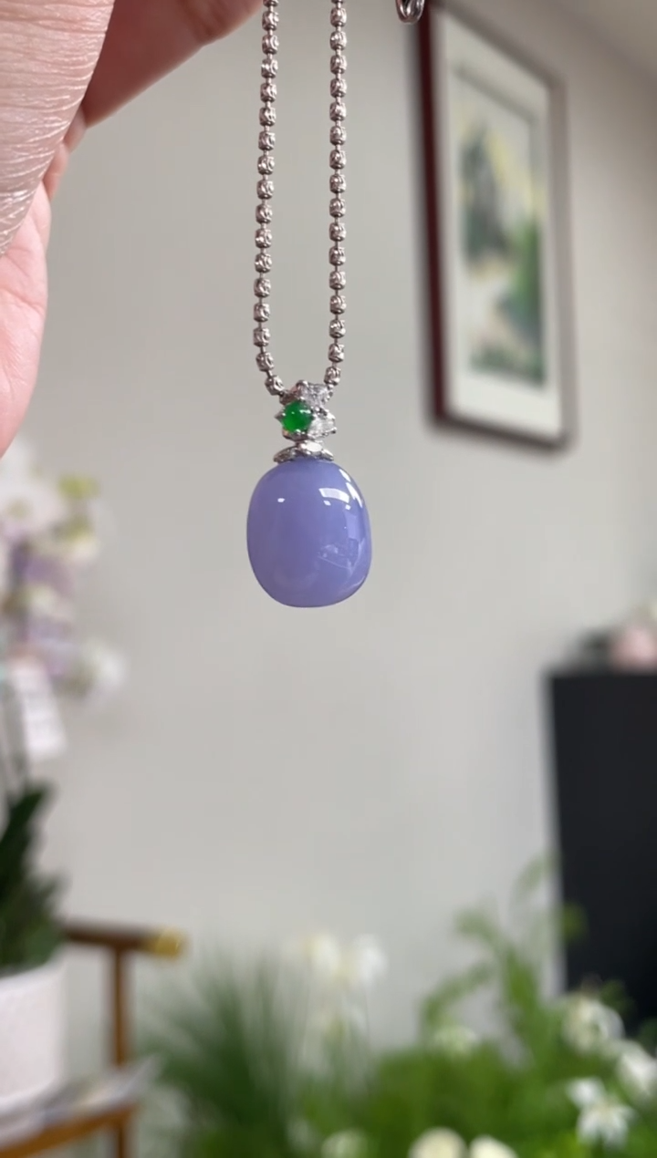 吊坠(不含链)18K金镶嵌翡翠C****颖A702|69800