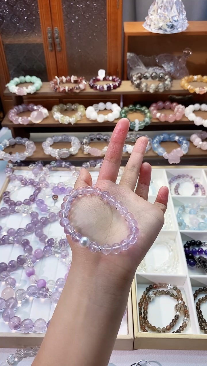 【闪购商品】水晶戒指未镶嵌熏衣草紫水